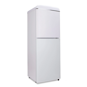 2023 Hertzel Mini Retro tasarım buzdolabı çift kapı 2.1 <span class=keywords><strong>Cu</strong></span>.<span class=keywords><strong>FT</strong></span> (58L) yukarı dondurucu aşağı ev için buzdolabında - Product Image 6