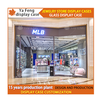 Vitrine personnalisée pour boutique de chapeaux Vitrine pour casquette de baseball de marque assemblée librement Vitrine pour centre commercial