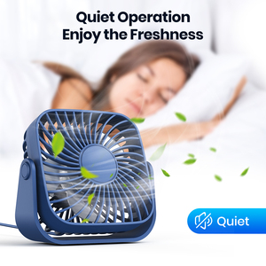 Oem K52 2024 Thiết Kế Mới Tùy Chỉnh USB Mini Bảng Fan Câm Lớn Gió Tiếng Ồn Thấp Máy Tính Để Bàn Fan - Product Image 5