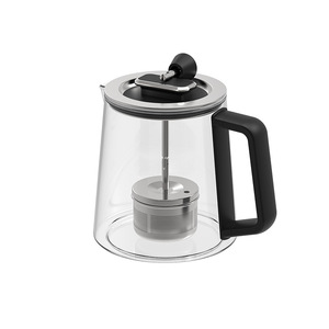Hervidor de agua eléctrico de doble pared Queensense de 1.7L con función de programación para preparar té de frutas - Product Image 2