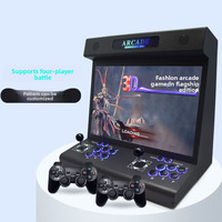 Console de jeu d'arcade personnalisable haute performance en métal de 22 pouces, 23000 jeux, prend en charge les jeux à 4 joueurs pour usage commercial et domestique