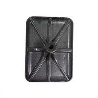 Plaque de compactage de haute qualité, pièces de rechange pour pilon de terrassement, plaque de base de compacteur pour la compactation des sols en construction