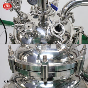 Reactor Químico Automático de Acero Inoxidable de 10L, Máquina Mezcladora de Líquidos, Reactor con Motor de 220V - Product Image 6