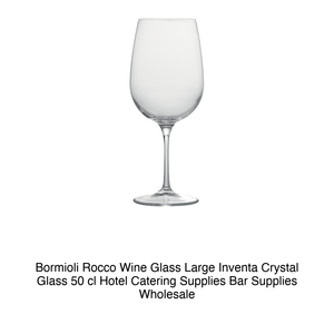แก้วคริสตัลขนาดใหญ่ Bormioli Rocco Inventa ความจุ 50 ซล. สูง 21.2 ซม. เส้นผ่านศูนย์กลาง 8.6 ซม. - Product Image 2