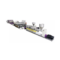 Extrudeuse à vis simple en plastique JWS 130/35 pour gabarit de construction en plastique PP de 1220 mm de largeur, extrudeuses en plastique