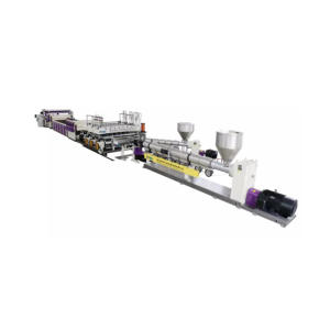 Extrusora de Plástico de un Solo Tornillo JWS 130/<span class=keywords><strong>35</strong></span> para Plantillas de Construcción de Plástico PP de 1220 mm de Ancho - Product Image 3