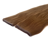 Extensions de cheveux humains vierges de luxe 100% naturels, cheveux européens, tissage invisible en PU, double épaisseur, qualité 9A-12A