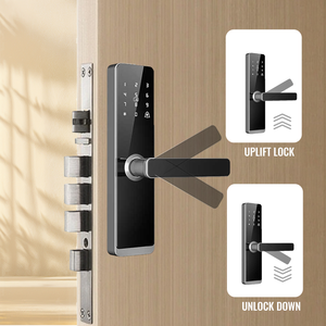 स्मार्ट लॉक वाईफाई टलॉक ऐप कंट्रोल पासवर्ड अनलॉक करें इलेक्ट्रॉनिक डिजिटल टच स्क्रीन कीपैड कोड कुंजी स्मार्ट दरवाजा लॉक - Product Image 4