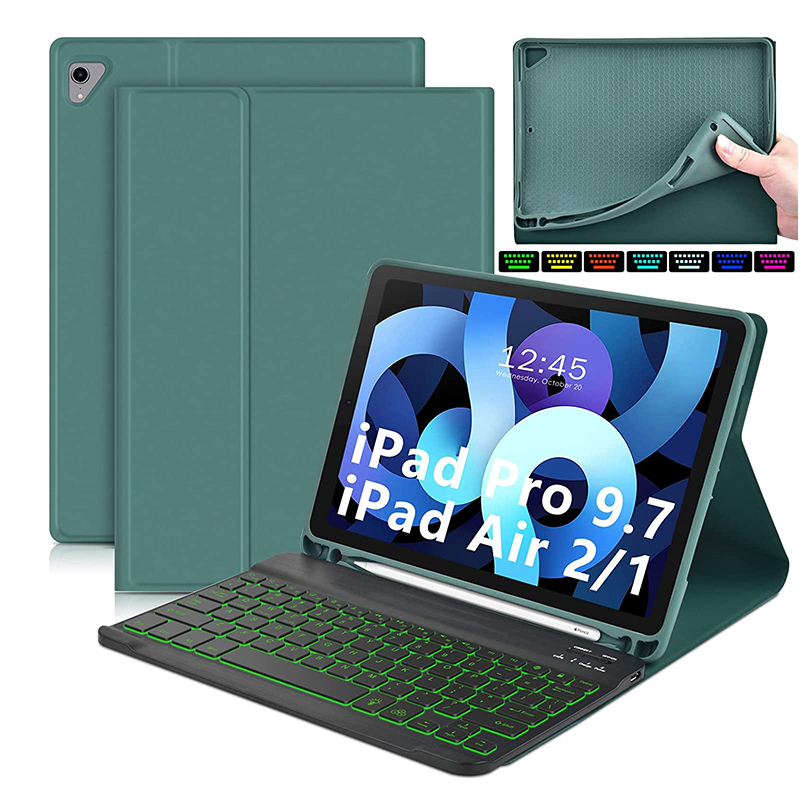 Negro retroiluminado + verde oscuro