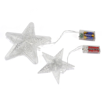 Étoile de Noël LED Lumineuse pour le Sommet de l'Arbre, Décoration Intérieure Colorée, Ornement Festif Lumineux, Vente en Gros, Cadeau, Grande Taille, Fonctionnant sur Piles