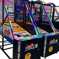 Machine de basket-ball amuse jeu machine de jeu de basket-ball intérieur 2 joueurs jeu de machine de tir de basket-ball