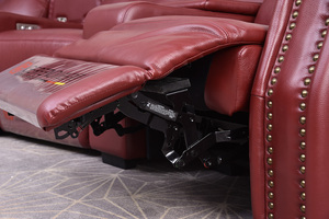 Dubai tiyatro sinema elektrikli sandalye deri uzanmış mobilya ev sineması film 3 Seaters Recliner kanepe - Product Image 5