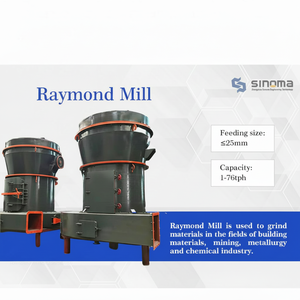 Minimolino Raymond de 2-4TPH para yeso, piedra caliza, dolomita, potasa, feldespato, talco, línea de producción de molino de polvo - Product Image 1