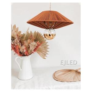 Luminaire suspendu en corde de chanvre, <span class=keywords><strong>lustre</strong></span> moderne nordique <span class=keywords><strong>pour</strong></span> salon, chambre, café, restaurant, modèle RP0421 - Product Image 3