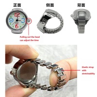 Montres à doigts JZ396 pour hommes et femmes, bagues-montres pour couples, accessoires en gros, vente chaude