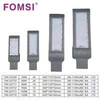 Lampadaire LED FOMSI 30W-150W, haute luminosité, éclairage extérieur pour cour, route, jardin, étanche, en aluminium moulé sous pression