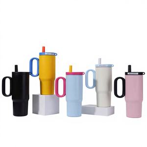 Nouvelle Tasse Thermos Isotherme en Acier Inoxydable 316, Design Tendance et Élégant, Poignée Ice <span class=keywords><strong>Boss</strong></span>, Minimalisme Moderne pour l'Extérieur - Product Image 1