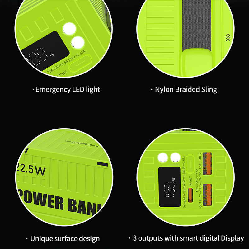 20000mah Power Bank with 22.5W Fast Charging - Wopow PD32-10