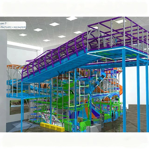 Thương mại cấp lớn đa cấp trẻ em thiết bị sân chơi trong nhà với các slide xoắn ốc khổng lồ. Đệm mềm chất lượng cao - Product Image 5