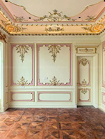 Service de personnalisation d'intérieur complet, modélisation 3D et rendu pour un projet de villa française classique de luxe