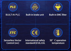 Variador de Frecuencia Delta 5.5kW C2000 Plus 380V con Capacidad de Sobrecarga del 150% para Grúas Puente y Elevadores - Product Image 4