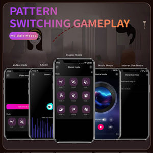 거대하고 두꺼운 실물 같은 딜도, 대형 앱 제어 진동 딜도, 크고 부드러운 실리콘 와이드 페니스, 대형 바이브레이터 성인용품 - Product Image 4