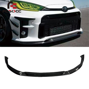 Kit de carrocería de fibra de vidrio divisor delantero de estilo deportivo para <span class=keywords><strong>Toyota</strong></span> GR para <span class=keywords><strong>Yaris</strong></span> Auto parte parachoques delantero labio parachoques trasero accesorio - Product Image 1