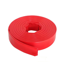 Tuyau d'irrigation plat en caoutchouc NBR coloré de haute qualité, tuyau de refoulement plat de 3 pouces, tuyau flexible en PVC plat