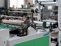 Machine de fabrication de sacs en T-shirt haute vitesse avec suivi photoélectrique pour usine de sacs de transport en plastique