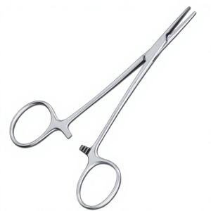 Pinces hémostatiques Halsted droites 18 cm certifiées CE Classe I, instrument chirurgical manuel pour la chirurgie générale - Product Image 2