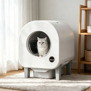 Litière intelligente pour chat avec système anti-blocage, toilette pour chat entièrement automatique, facile à nettoyer - Product Image 1