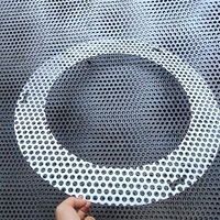 Petite maille perforée d'écran en métal microperforé de plaque en aluminium de trou Ultra-fin avec des services de traitement de pliage de soudure de coupe