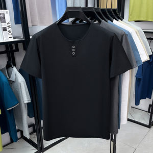 High-street to <strong>Shirt</strong> for Men Summer Sundays Tactical T- <strong>Shirt</strong> Short Sleeve Drop Shoulder Plain Solid Minimal Casual Daily Wear - Product Image 2