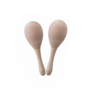 Instrumento Musical Orff, Maracas de Madera Natural, Martillos de Arena de Madera para Educación Temprana, Juguetes para el Desarrollo Visual y Auditivo - Product Image 2