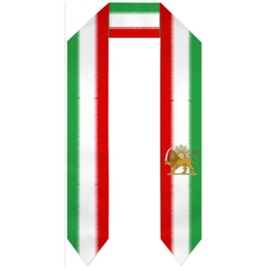 Écharpe de remise de diplôme personnalisée avec drapeau de la RDC, pour l'équipe nationale de football, pour les étudiants internationaux - Product Image 4