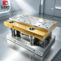 Outil d'estampage progressif multi-stations personnalisé de marque HC, matrice de polissage en acier à longue durée de vie pour la production d'estampage continu