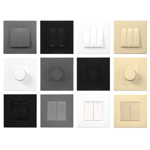 Interruptor de luz de pared eléctrico giratorio estándar de la UE Touchmi <span class=keywords><strong>Dimmer</strong></span>/ventilador Speeder para uso en el hogar/oficina/Hotel 16A Max. Corriente industrial - Product Image 2