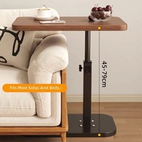 Table d'appoint portable pour chambre à coucher et canapé, étagère de rangement simple et mobile, organisateur domestique peu encombrant, petite table