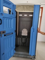 Toilettes mobiles modernes préfabriquées en acier pour l'extérieur, salle de douche publique et mobile pour écoles, parcs, salles de bain, panneau sandwich
