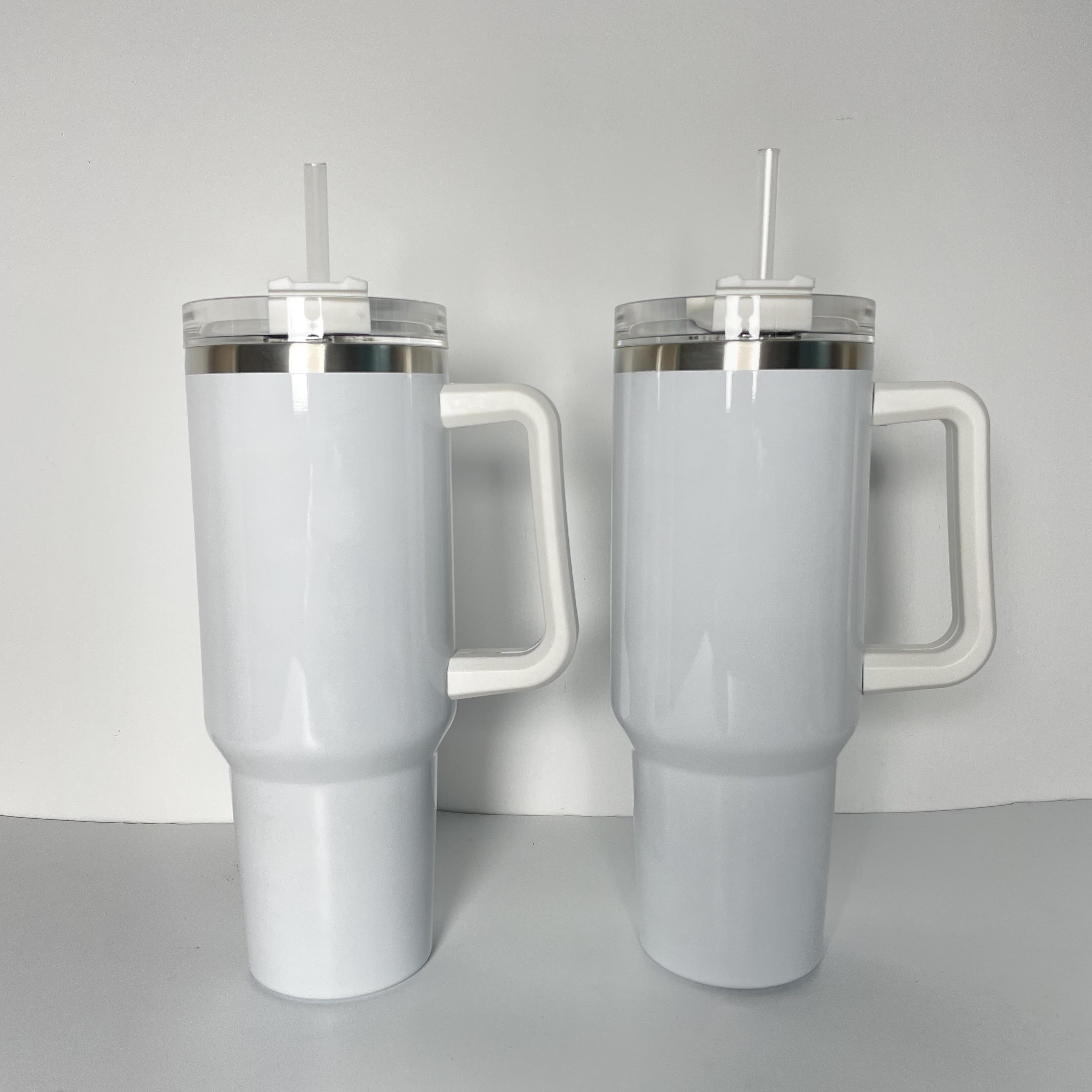 Tasses blanches de sublimation de blanc de la première génération 40oz