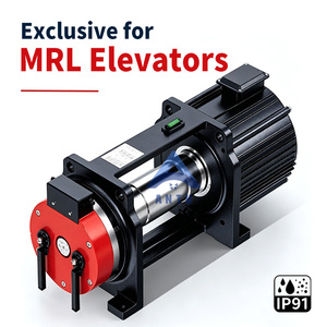 Moteur d'ascenseur sans engrenages à aimant permanent synchrone 380V pour traction - Product Image 1