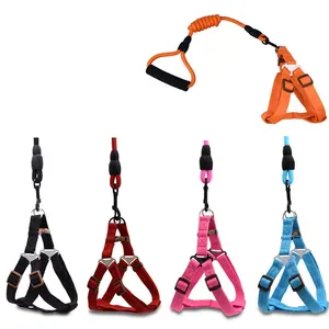 Perfect Daily Training Walking Pet Leash Harness Adjustable Vest Harness Leash Set Sponge Handle Dog Chest Strap