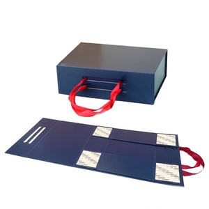 Customized gift <b>boxes</b> from the source manufacturer, ribbon folding gift <b>boxes</b>, portable gift <b>boxes</b>, folding <b>paper</b> <b>boxes</b> - Product Image 2