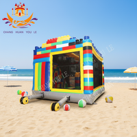 Château gonflable commercial pour enfants, toboggan lunaire, méga trampoline, combo de fête, trampoline pour enfants, capacité de 500 kg