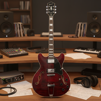6-String Jazz Hollow-Body Electric Guitar 335 Custom Fast Shipping High Quality
