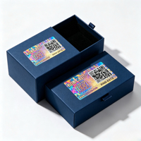 Autocollants d'étiquettes de sécurité holographiques en vinyle, imperméables, résistants à l'huile, anti-effraction, transparents avec numéro de série, logo personnalisé au laser