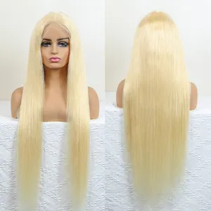 613 13x6 HD Lace Frontal Perücke Rohes menschliches Haar Honig Blonde Lace Front Perücken Full 200 250 Density Body Wave Brasilia nische Echthaar Perücke