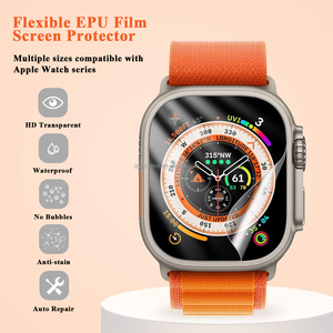 Protector de Pantalla de Hidrogel EPU para Reloj Inteligente, Cobertura Total, Antiarañazos, para <span class=keywords><strong>Apple</strong></span> <span class=keywords><strong>Watch</strong></span> de 38 <span class=keywords><strong>mm</strong></span>, <span class=keywords><strong>Precio</strong></span> Económico al por Mayor - Product Image 2