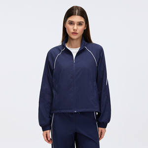 Veste à manches longues coupe-vent pour femme, veste courte décontractée ample, haut de sport pour le cyclisme en plein air, coupe-vent pour femmes, manteau décontracté - Product Image 5