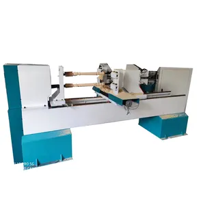 Gỗ Woking Lathe, Bán Hot Trung Quốc Hai Dao Cnc Sao Chép Gỗ Lathe Cho Gỗ Với 2 Trục Chính, Máy Tiện Gỗ Tốc Độ Biến Đổi